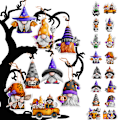 Pikkukuva 1 / 5: Halloween-koristeet: Kurpitsa, Lepakko, Kääpiö, Vanha Mies, Juhla, Riippuva