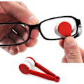 Miniatyrbillede 3 af 5: Bærbar Brille Rengøringskit 5 stk Mini Mikrofiber Rengøringsklud Blød Børste Brille Rengøring Brille Servietter