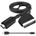Miniatyrbilde 1 av 5: SCART til HDMI-konverter, alt-i-ett SCART til HDMI-adapter, 1080P