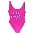 Miniatyrbillede 1 af 5: S-3xl Print Team Bride Badedragt i ét stykke Kvinder Badetøj Polterabend Badedragt Sommer Strandtøj Badedragt lilla purple S