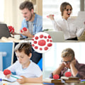 Pikkukuva 4 / 5: 6 kpl Aivot-Stresspalloja, Aivot-Splat-Pallo, Aivot-Muotinen Leikki, Zombie-Aivot, Punainen, Uutuus, Väärennetyt Aivot, Pelottavat Leikkikalut