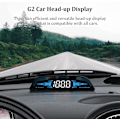 Miniatyrbillede 2 af 5: GPS-Fartmåler til bil, viser hastighed, head-up-display, speedometer, hastighedsvarsel og træthedsvarsel, kompatibel med alle biler