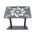Miniatyrbillede 4 af 5: Computerbord Stand Aluminiumlegering Foldbar Justerbar Højde Laptop Kølebeslag til Laptop Notebook Tablet