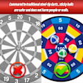Miniatyrbillede 3 af 5: 20 stk. Velcrobolde, Dartbolde til Børnespil 3,4 cm (FMY)