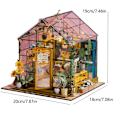Miniatyrbillede 2 af 5: DIY Træhusdocka Kit med Møbler - Miniatyr 3D Puslespil til Hjemindretning
