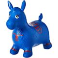 Miniatyrbillede 1 af 5: AppleRound Heste Hoppebold med Håndpumpe, Oppustelig Space Hopper, Ride-on Hoppehest (Blå)