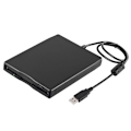 Miniatyrbillede 1 af 5: 3,5 tommer USB mobil diskettedrev bærbar 1,44MB ekstern diskettedisk F