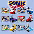 Pikkukuva 5 / 5: 6 kpl Sonic Rakennuspalikat Mini Toimintahahmot Sarjakuva Kilpa-auto Peli Koottavat Minifiguurit Lelut Lapset Pojat Tytöt Joululahja