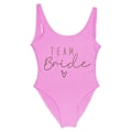 Miniatyrbillede 1 af 5: S-3xl Print Team Bride Badedragt i ét stykke Kvinder Badetøj Polterabend Badedragt Sommer Strandtøj Badedragt rose pink rose pink M