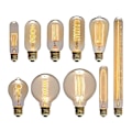 Miniatyrbillede 1 af 5: Edison Glødepære E27 40w 220v Retro Vintage Edison Glødepære Glødepærer Vintage Edison Lampe Retro Lys 6 stk (G80 S, 6 stk)