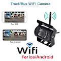 Pikkukuva 4 / 5: 12V-24V WIFI HD Langaton Peruutuskamera Kuorma-autoon Laaja Kulma 170 Astetta Lähetysetäisyys 50m Pimeänäkö Vedenpitävä IP67,