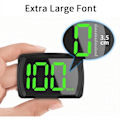 Miniatyrbild 2 av 4: Automatisk HUD Frontdisplay 2,5 tum MPH Hastighetsmätare med GPS-chipset för Cykel, Motorcykel, Lastbil, Bil, Scooter