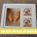 Miniatyrbild 2 av 3: DIY Hand Casting Kit Hand Gips Staty Gjutform Hand Hållande Hantverk för Par