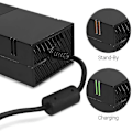 Pikkukuva 5 / 5: Xbox One Virtalähde, [Päivitetty versio] Xbox AC-adapteri Korvaava laturi Microsoft Xbox Onelle, Jännite 100-240V