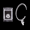 Miniatyrbild 5 av 5: 10 stycken transparenta klockhållare, klockdisplayställ, armbandsurdisplayställ, för hem eller butik
