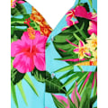 Pikkukuva 4 / 4: Havaijipaita miehille, hauska rento napitettava paita, erittäin räikeä lyhythihainen unisex maorikuvioinen rintapainatus (Koko: M)