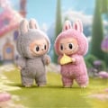 Pikkukuva 4 / 5: Labubu Macaron Monster Avaimenperä Jännittävien Hirviöiden Macarons Vinyyli Kasvot Pehmo Avaimenperät Taide Keräilyesineet Lelut Lahjat Baariin Sesame Bean