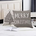 Miniatyrbilde 3 av 5: 4 grå juleputetrekk, juleputetrekk Cushio