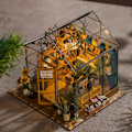 Miniatyrbillede 4 af 5: DIY Træhusdocka Kit med Møbler - Miniatyr 3D Puslespil til Hjemindretning
