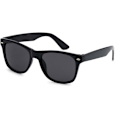 Miniatyrbillede 3 af 4: Retro Wayfarer Solbriller Mat Sort Sort