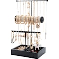 Miniatyrbillede 1 af 5: Elegant Antik Bronze T-formet 3-lags Smykkeudstillingsstativ til