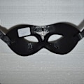 Miniatyrbillede 3 af 5: 2* Maske, Sort Mat Klassisk Stil Venetiansk Maske, Maskerade, Burlesque Bal Fest (Sort One Size)