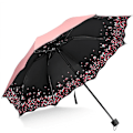 Miniatyrbillede 1 af 5: Sakura Paraply - Vindtæt Anti Regn/Sol. Kirsebærblomst Foldbar{F2]