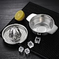Miniatyrbillede 2 af 2: Manuel saftpresser i rustfrit stål til citron, lime og appelsin