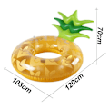 Miniatyrbillede 2 af 5: Oppustelig Pool Float, Frugt Bade Ring, Pool Ringe til Voksne, Strand Udendørs Fest Dekorationer