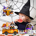 Pikkukuva 4 / 5: Halloween-koristeet: Kurpitsa, Lepakko, Kääpiö, Vanha Mies, Juhla, Riippuva