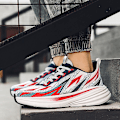 Pikkukuva 5 / 5: Herrsneakers Hengittävät urheilukengät Muoti juoksukengät 3Clt179 ValkoinenPunainen WhiteRed 44