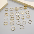 Miniatyrbilde 4 av 5: Tåringer i kobber for kvinner, åpne tåringer, justerbar ring for lilletåen, 22 stk