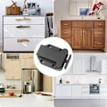 Miniatyrbild 4 av 5: Set med 6 taktila trycklås, trycklås med automatisk skåplåsfunktion, tryck för att öppna hänglås