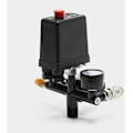 Miniatyrbilde 3 av 5: Trykkregulator med trykkbryter for kompressor Trykkbryter med 2 displayer