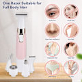 Miniatyrbillede 3 af 5: Bikinitrimmer 5 i 1 ny shaver øjenbrynstrimmer multifunktionel elektrisk ansigtshårfjerner{f391}