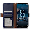 Pikkukuva 2 / 5: Nokia C22 Lompakkokotelo Aitoa Nahkaa Jalusta Folio Puhelinkotelo