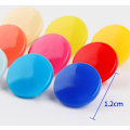 Miniatyrbilde 3 av 5: 400 stk trykknapper 24 farger plast T5 12mm, med oppbevaringsboks