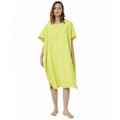 Miniatyrbild 1 av 4: Gul surfponcho i gult och grönt för kvinnor och män - badponcho, B{F2]