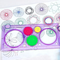 Miniatyrbillede 1 af 5: Spirograph Geometrisk Lineal til Studerende