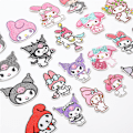 Miniatyrbilde 5 av 5: 22 stk. My Melody Kuromi påstryknings-/sypatcher, tegneserie DIY brodert applikasjon reparasjonspatch for jakker, jeans, bukser, klær {F2}