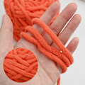 Miniatyrbild 3 av 5: Stickgarn 4x Stickgarn för Virkning, Mjukt Chunky Garn för Garnprojekt orange