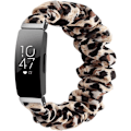 Miniatyrbild 1 av 5: MEFEO Scrunchies Kompatibla med Fitbit Inspire 2 Armband/Inspire Leopard (Small, Leopard)