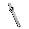 Miniatyrbilde 1 av 4: Blød nøkkel, varmeelementnøkkel, firkantet nøkkel, radiatorventilasjonshåndtak