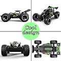 Miniatyrbild 2 av 5: RC-bil Fjärrkontroll Leksaker för Barn Legering Bilar 2WD 2.4 GHz Lastbil 15+KM/H Hög Hastighet Racing Bil Buggy med Batterier Present till Flickor och Pojkar
