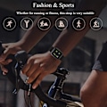 Miniatyrbilde 4 av 5: Myk silikon erstatningsreim Justerbar sportsarmbånd for Smartwatch 19mm, Xiaomi Haylou LS01, Smart Watch Willful IP68, ID205, ID205L, ID205U,