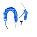 Miniatyrbillede 1 af 5: （4*6）Luftblæserpistol 5m, Komprimeret Luft Spiral Slange, Fleksibel Lastbil Slange til Rengøring af Støv Stikkontakt