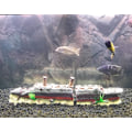 Miniatyrbillede 3 af 5: Akvariedekoration i form af Titanic-vraget - lavet af harpiks - miljøvenlig