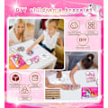 Miniatyrbild 4 av 5: Smyckeset för flickor 6 7 8 9 10 11 12 år, smyckes- och pärlset för barnleksaker 5 år gamla armband julberlocker set 8-12 One Size