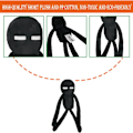 Miniatyrbild 3 av 5: Enderman Creeper Plysch 10 Tum/7 Tum Enderman Creeper 2-pack Dockor