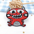 Miniatyrbillede 4 af 5: Sæt med 6 computerbroderi logo sjove søde monster broderi stofmærker beklædningstilbehør engros mode mode tidevandsmærke kjole patch s